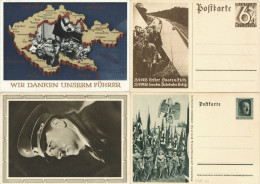 WK II Album Mit Ca. 30 AK Und Fotos, Autobahnbau, Erntedankfest, Reichsparteitag I-II - War 1939-45