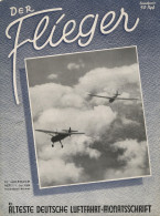 WK II Dokumente 6 Zeitschriften Der Flieger älteste Deutsche Luftfahrt-Monatsschrift, Heft 1, 3-5, 8 Und 9-12 (zus.) 194 - Guerra 1939-45