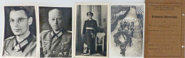 WK II Kleines Lot Mit über 40 Propagandakarten, Foto-AK, Fotos Und Einem Führerschein I-II - Weltkrieg 1939-45