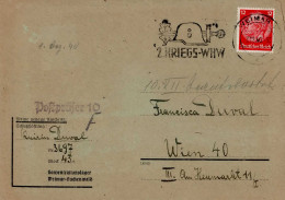 WK II KZ - Post BUCHENWALD Umschlag Mit Inhalt I-II - War 1939-45