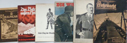 WK II Lot Mit Mehreren Zeitungen Illustrierter Beobachter, Die Wehrmacht, Die Woche Etc. 1937-1942 II - Weltkrieg 1939-45