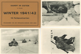 WK II MILITÄR - KAMPF Im OSTEN 3. Folge WINTER 1941/42 Kpl. 10er-Serie I-II - Guerre 1939-45