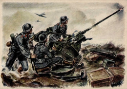 WK II MILITÄR - Leichtes Flakgeschütz (11) I-II - Guerra 1939-45