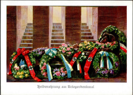 MÜNCHEN WK II - HELDENEHRUNG Am Kriegerdenkmal I-II - War 1939-45
