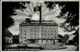 Aufgehende Sonne WK II - HAMMERLEUBSDORF,Sa. SA-Sportschulde Der NSDAP 1932 I-II - Oorlog 1939-45