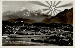 Aufgehende Sonne WK II Salzburg G. D. Obersalzberg I-II - Oorlog 1939-45