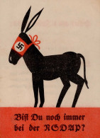 Antipropaganda WK II Flugblatt Bist Du Noch Immer Bei Der NSDAP - Guerra 1939-45