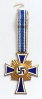 WK II Orden Ehrenkreuz Der Deutschen Mutter In Gold 16.12.1938 I-II - War 1939-45