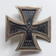 WK II Orden Eisernes Kreuz EK1 1939 Ohne Punze - Weltkrieg 1939-45