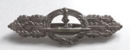 WK II Orden Kriegsmarine U-Boot Frontspange In Silber - Oorlog 1939-45