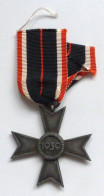 WK II Orden Kriegsverdienstkreuz 1939 2. Klasse Am Band Punze 19 - Guerra 1939-45