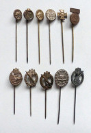 WK II Orden Lot Mit 11 Nadeln Miniaturen Zu Orden Und Medaillen Wehrmacht - Weltkrieg 1939-45