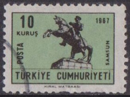 Kemal Ataturk - TURQUIE - Statues équestres - N° 1811 - 1967 - Oblitérés