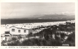 COSTA DA CAPARICA - A Praia Do Sol - Vendo-se A Serra De Sintra - PORTUGAL - Setúbal