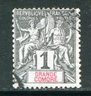 GRANDE COMORE- Y&T N°1- Oblitéré - Used Stamps