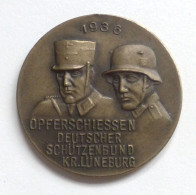 WK II Orden Niedersachsen Münze Vom Opferschießen 1936 I-II - Guerre 1939-45