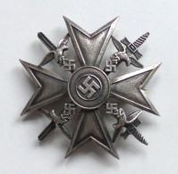 WK II Orden Spanienkreuz In Silber Ohne Punzen - War 1939-45