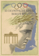 Schmucktelegramm WK II Berlin Olympische Spiele 1936Katalog Nr. 25 C187 LX 13 Erasmusdruck 04.08.1936 I-II - War 1939-45