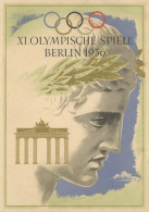 Schmucktelegramm WK II Berlin Olympische Spiele 1936Katalog Nr. 25 C187 LX 13 Erasmusdruck 04.08.1936 I-II - Weltkrieg 1939-45