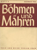 Buch WK II Böhmen Und Mähren Heft 9 Dezember 1940 Von Staatssekretär Und SS-Gruppenführer Frank, Hermann, Verlag Volk Un - 1939-45