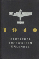 Buch WK II Deutscher Luftwaffen Kalender 1940 Von Kückens, Rolf, Werk-Verlag Berlin, 384 S. II - 1939-45