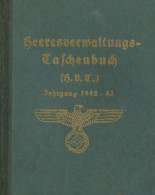 Buch WK II Heeresverwaltungs-Taschenbuch Jahrgang 1942/43, Verlag Waberg Grimmen, 1760 S. 1 Kg II - 1939-45