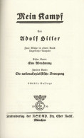 Buch WK II Mein Kampf Von Hitler, Adolf 1936 220./224. Auflage, HOCHZEITSAUSGABE Der Stadt Soest Vom 14.09.1937 Mit Orig - Guerre 1939-45