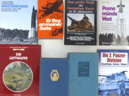 Buch WK II Panzer, Luftwaffe, Kriegsmarine Lot Mit 8 Büchern Nach 1945 Réservoir - 1939-45