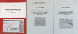 Feldpost WK II 3x Spezial-Literatur Hans Wimmer: Die Deutsche Päckchenfeldpost 1939-1945, 2x Karl Heimann Funknachrichte - Weltkrieg 1939-45