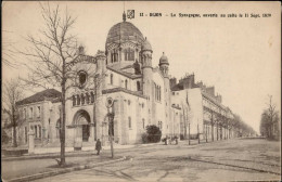 Synagoge Dijon Frankreich I-II (Klebereste RS) Synagogue - Weltkrieg 1939-45