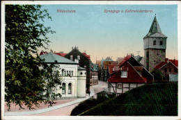 Synagoge HILDESHEIM - I-II (rücks. Fleck) Synagogue - Guerra 1939-45