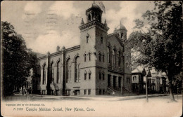 Synagoge New Haven Conn. I-II (kl.Eckbug) Synagogue - War 1939-45