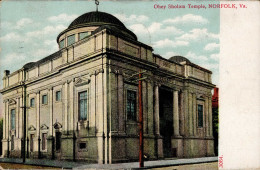 Synagoge Nordfolk Ohey Sholom Temple II (Stauchung, Ränder Abgestossen) Synagogue - Weltkrieg 1939-45