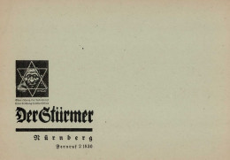 Judaika Umschlag Der Stürmer (Julius Streicher Nürnberg) Blanco I Judaisme - Jewish