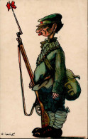 Judaika - RUSSLAND Jude Als Freiwilliger Der ROTEN ARMEE - Sign. Künstlerkarteaus Antirevolut. Serie (RIGA 1919) I-II Se - Judaísmo