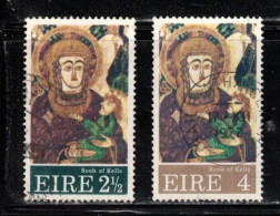 IRELAND Scott # 323-4 Used - Christmas 1972 - Used Stamps