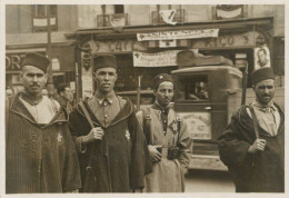 Judaika - Foto-Karte (keine Ak) Hdschrftl: Jüdische Soldaten (Kolonialtruppen) Während Des BÜRGERKRIEGES In SPANIEN (Fra - Judaisme