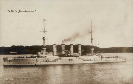 Schiff Kreuzer WK I Dampfer S.M.S. Gneisenau  Foto-AK I-II Bateaux Bateaux - Guerra 1914-18