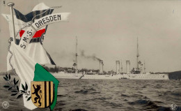 Schiff Kreuzer WK I S.M.S. Dresden I-II Bateaux Bateaux - Guerra 1914-18