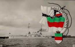 Schiff Kreuzer WK I S.M.S. Helgoland I-II Bateaux Bateaux - War 1914-18