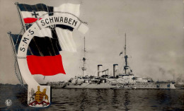 Schiff Kreuzer WK I S.M.S. Schwaben I-II Bateaux Bateaux - War 1914-18