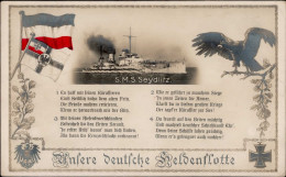 Schiff Kreuzer WK I S.M.S. Seydlitz I-II Bateaux Bateaux - Guerra 1914-18