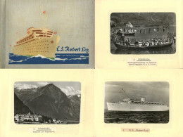 Schiff KdF-Schiff E.S. Robert Ley. Kleine Souvenir-Album Mit 40 Kleinformatigen Fotos Im Format 7x9cm. Dabei 24 Fotos Ei - Guerra 1914-18