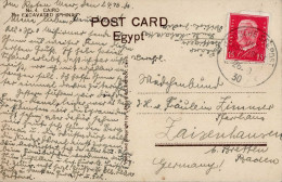Deutsche Seepost Ost-Asiatische Hauptlinie Auf AK Cairo Sphinx 1930 I- - Guerra 1914-18