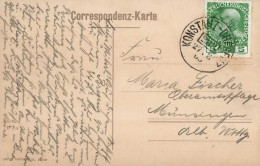 BODENSEESCHIFFSPOST - Schiffs-o KONSTANZ-BREGENZ 283(233) 27.8.05 Auf Bregenz-Ak Mit Dampfer Habsburg I - Weltkrieg 1914-18