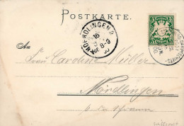 STARNBERG DAMPFSCHIFFS-POST C III 15.6.1900 - Auf Starnberger-See-Ak I - War 1914-18