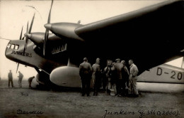 Flugzeug Junkers Dessau G38 D2000 I-II Aviation - Guerre 1914-18
