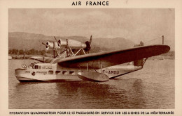Dornier Air France Hydravion Quadrimoteur Pour 12-15 Passagers I-II - Weltkrieg 1914-18