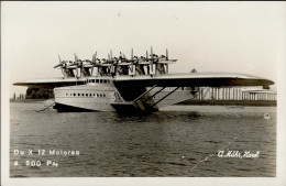 Dornier X Mit 12 Motoren A 500 PS Foto-AK I-II - Oorlog 1914-18