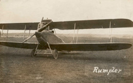 Flugzeug WK I Rumpler I-II Aviation - Guerra 1914-18